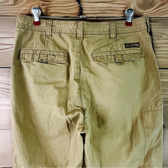 Columbia Sportswear Men's Cotton Flat Front Khaki Pants | Tan | Size 34 - Picture 2 of 10